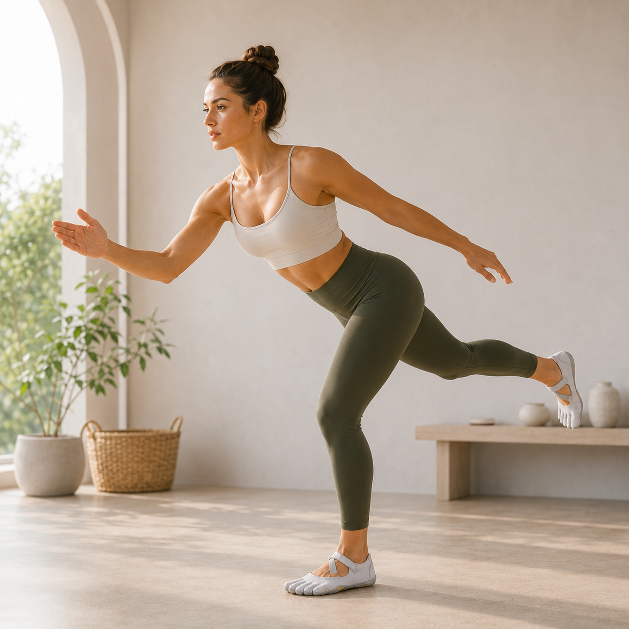 Nordspur | Toevara Women's Barefoot Toe Shoes | Zero-Drop for Lifting & Yoga