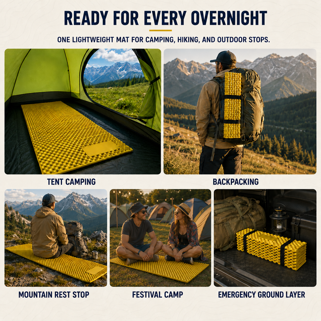 Nordspur | Torline Foldable Dimpled Sleeping Mat