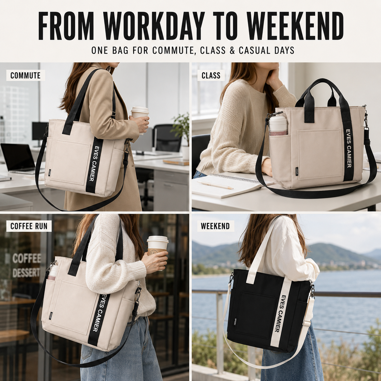 Nordspur | Tottiva Large-Capacity Casual Tote Bag
