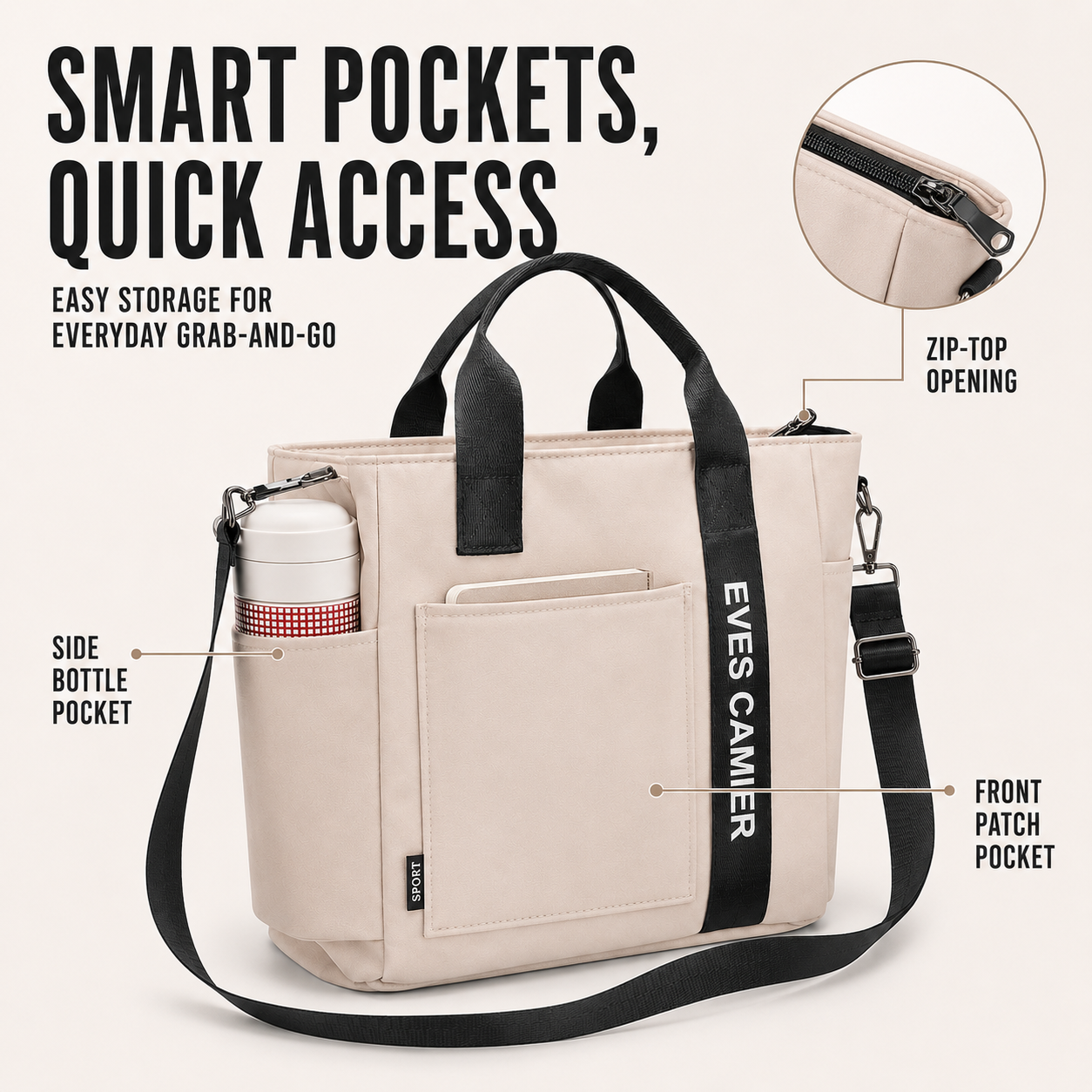Nordspur | Tottiva Large-Capacity Casual Tote Bag