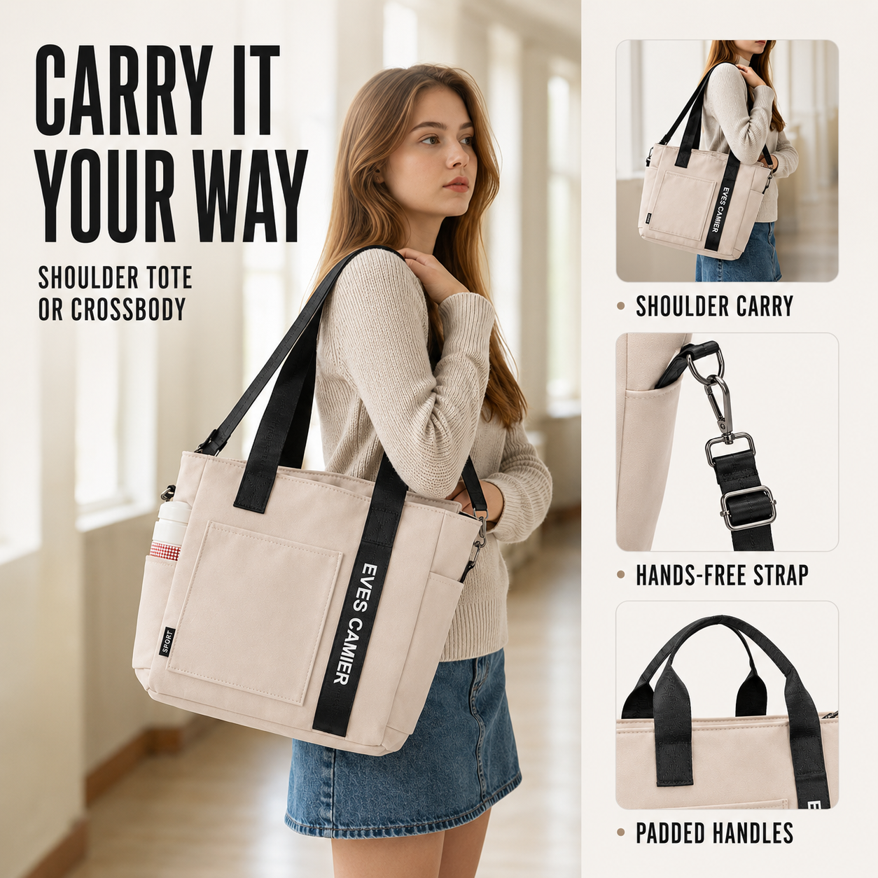 Nordspur | Tottiva Large-Capacity Casual Tote Bag