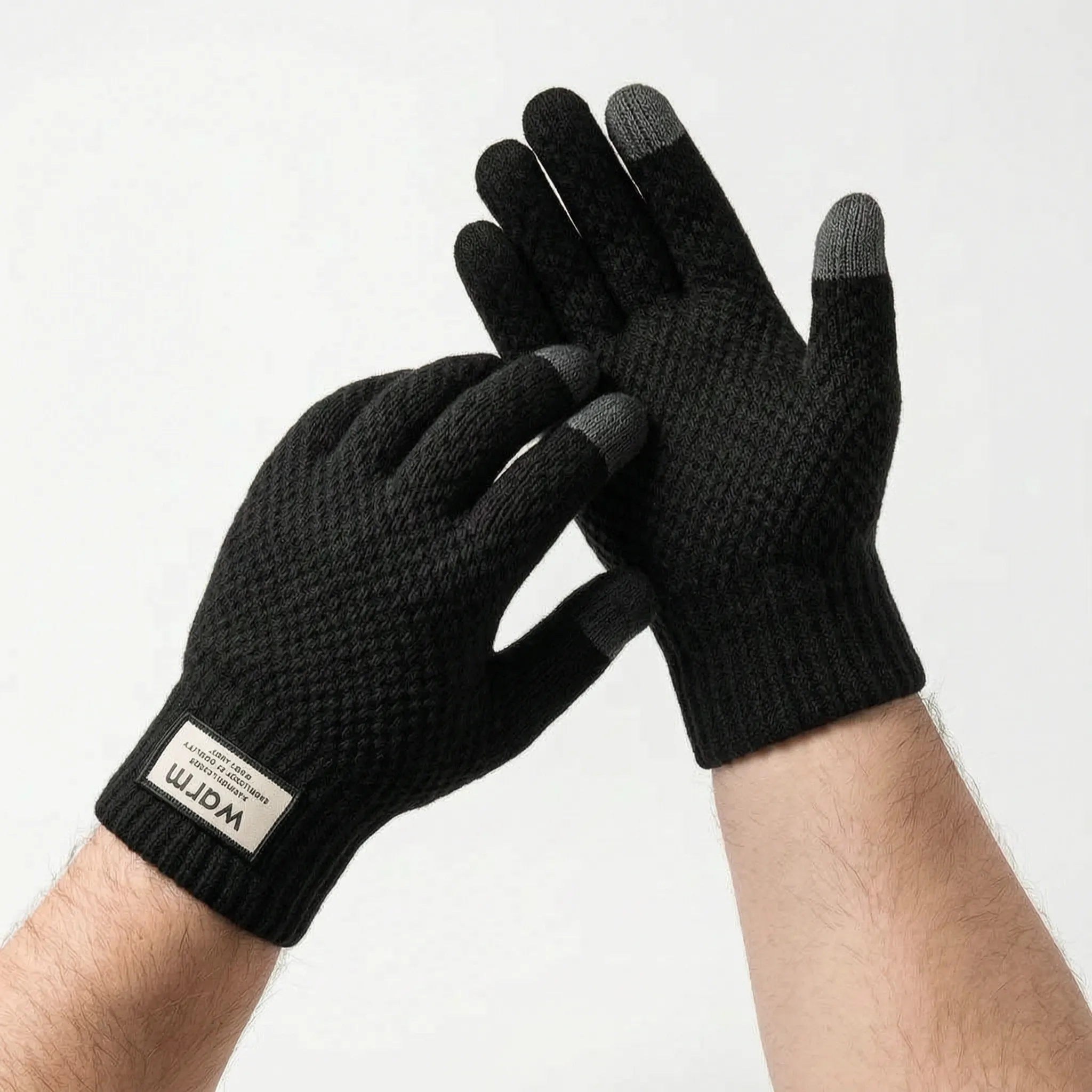 Nordspur | TouchWeave Textured Knit Touchscreen Thermal Gloves