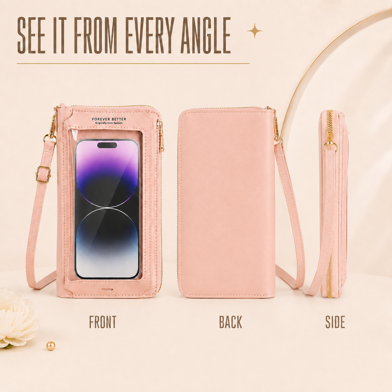 Nordspur | Touchli Touchscreen Window Crossbody Bag