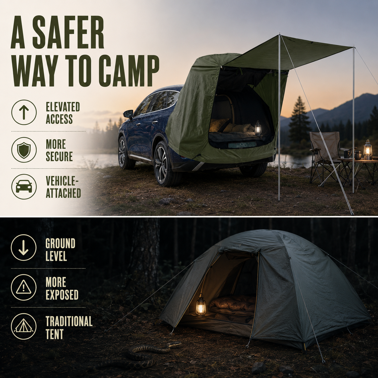 Nordspur | TrailHaven Rear Vehicle Extension Tent