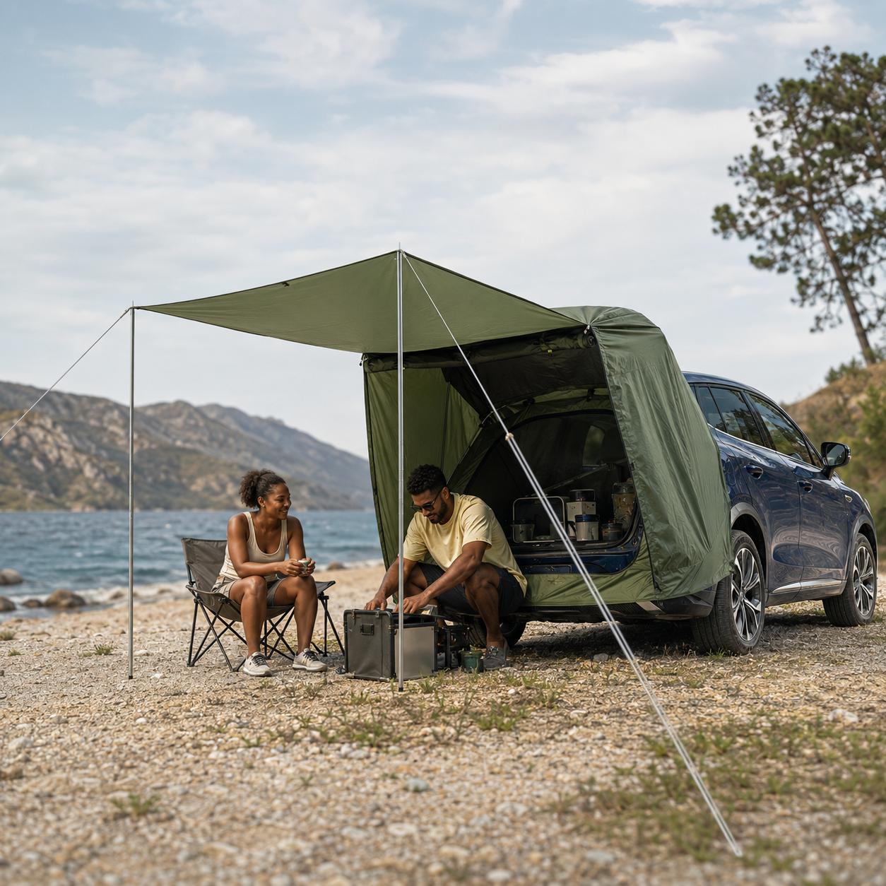 Nordspur | TrailHaven Rear Vehicle Extension Tent