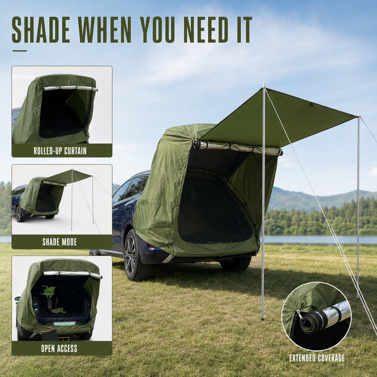 Nordspur | TrailHaven Rear Vehicle Extension Tent
