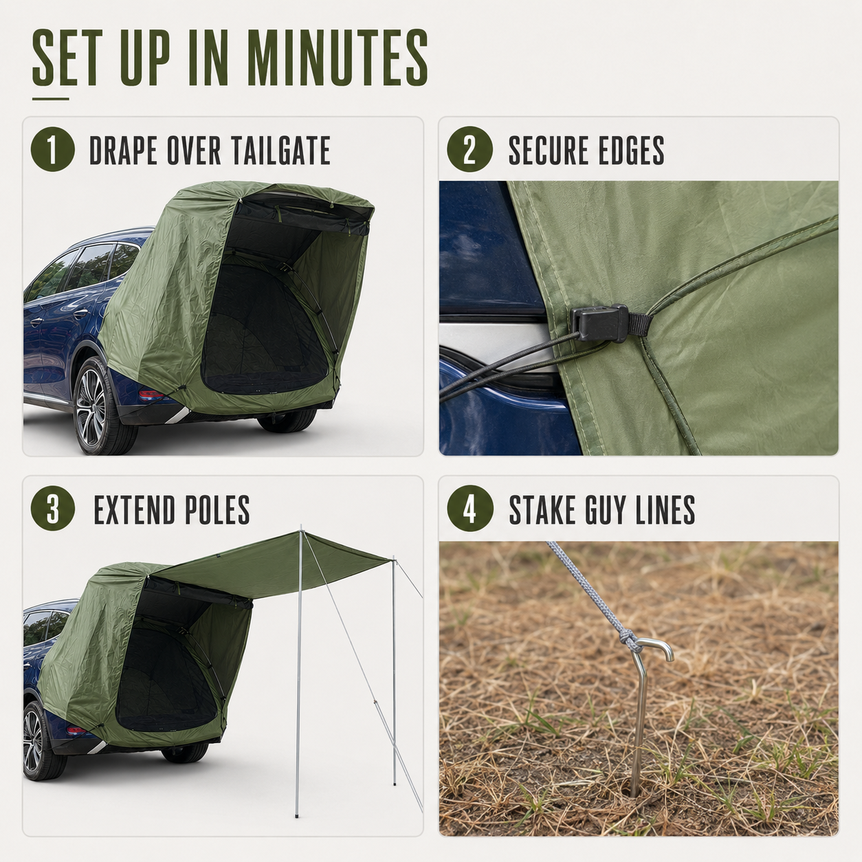 Nordspur | TrailHaven Rear Vehicle Extension Tent