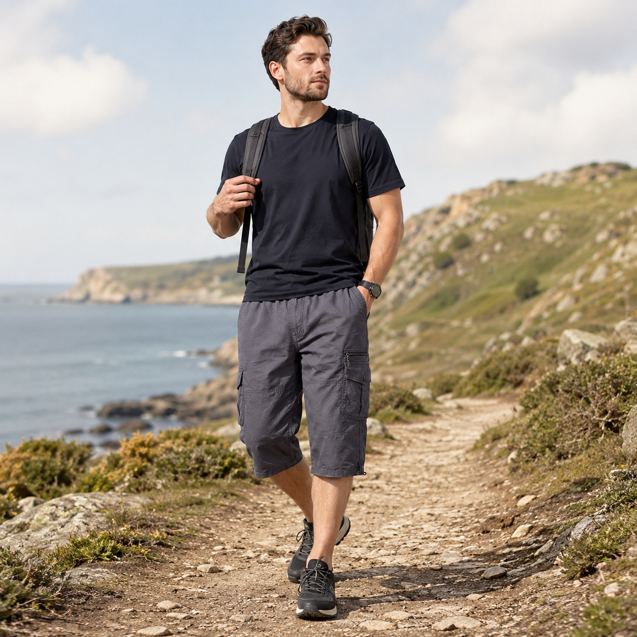 Nordspur | TrailKeen Loose Below Knee Cargo Shorts