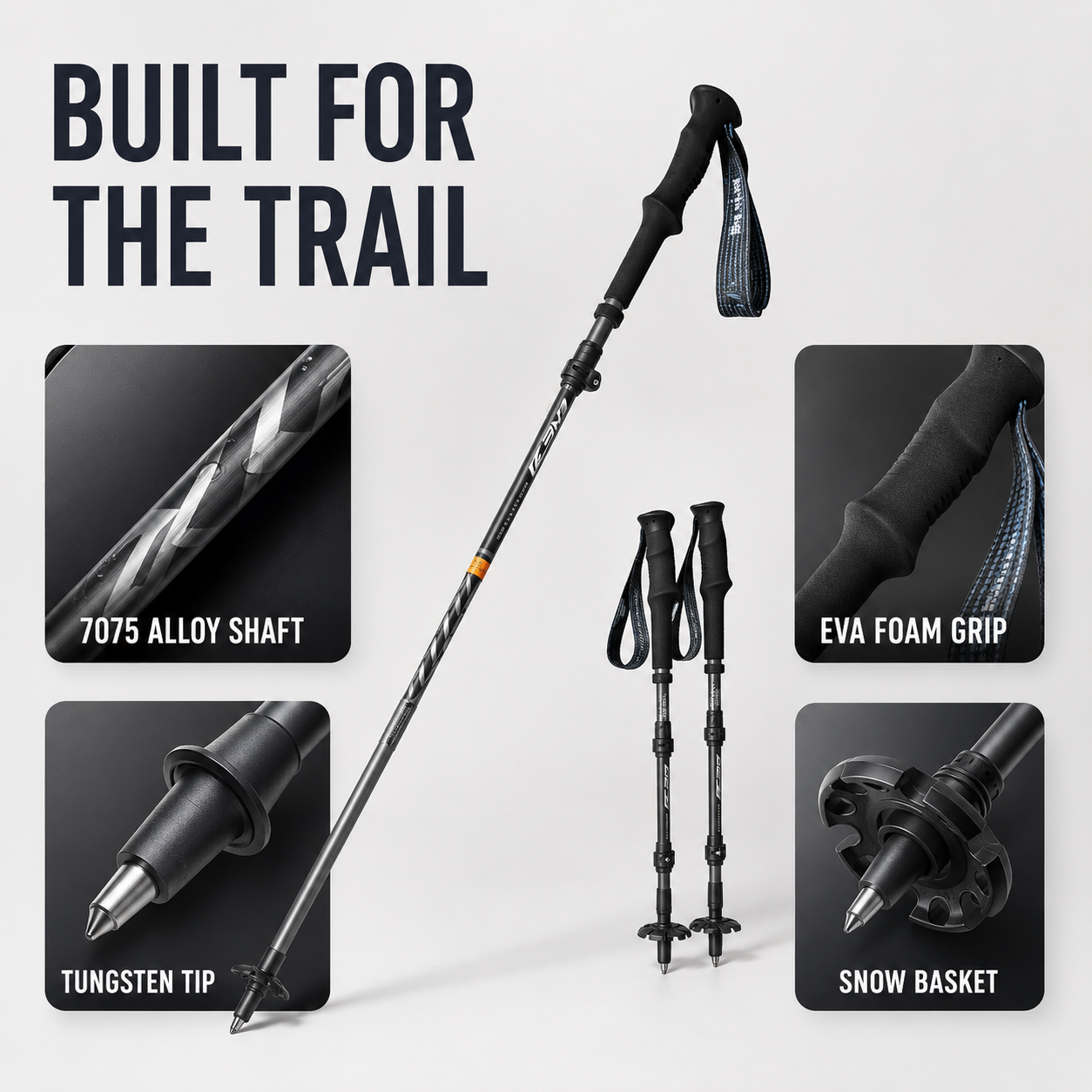 Nordspur | TrailNova Ultralight Collapsible Trekking Poles
