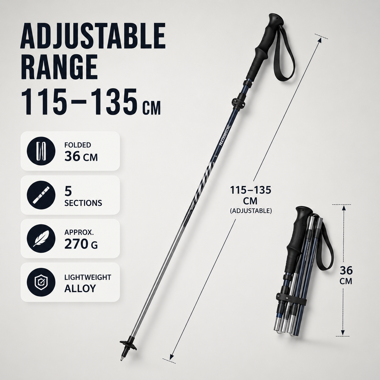 Nordspur | TrailNova Ultralight Collapsible Trekking Poles