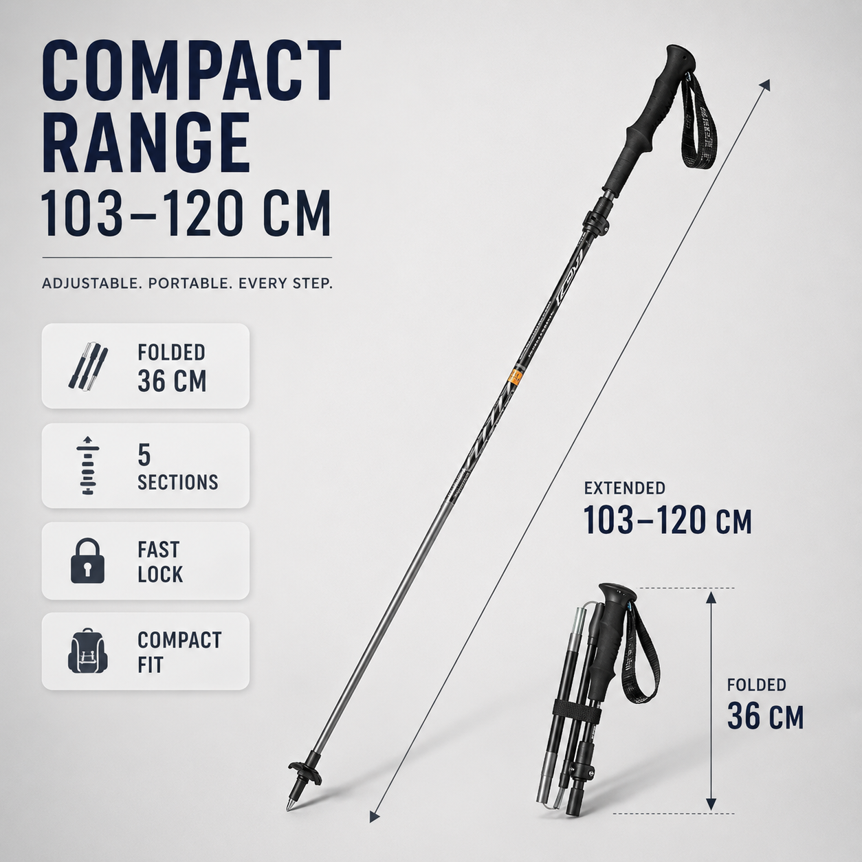 Nordspur | TrailNova Ultralight Collapsible Trekking Poles