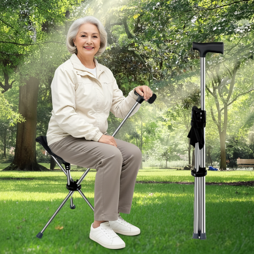 Nordspur | TrailRest 2 In 1 Folding Cane Seat