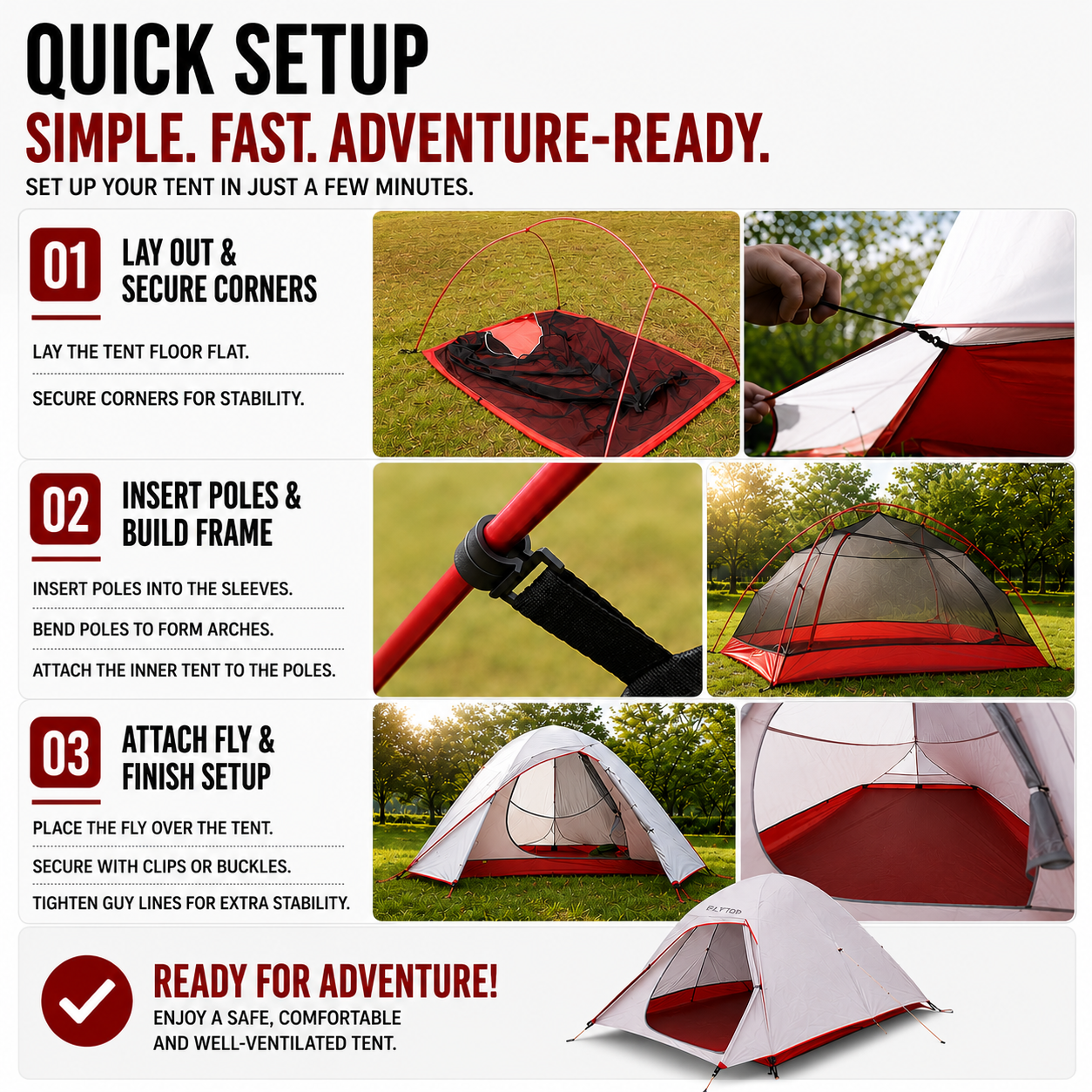 Nordspur | TrailSerein Ultralight Two Person Tent