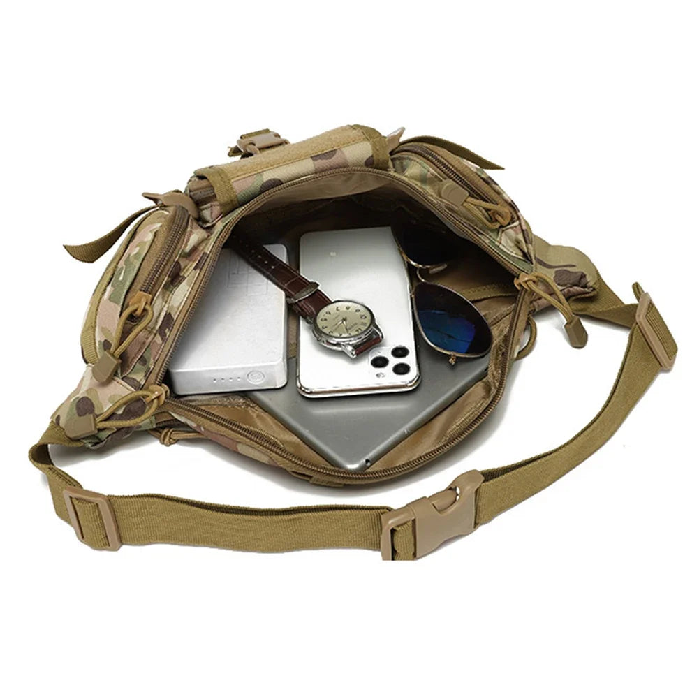 Multipocket Outdoor Waist Pouch for Travel and Sport