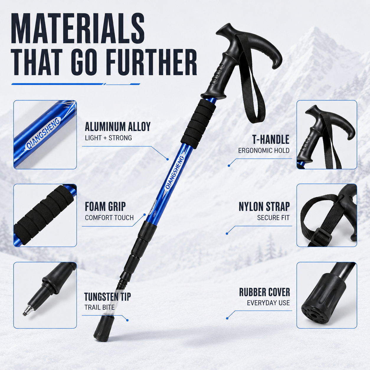 Nordspur | Trailara Foldable Telescopic Trekking Pole