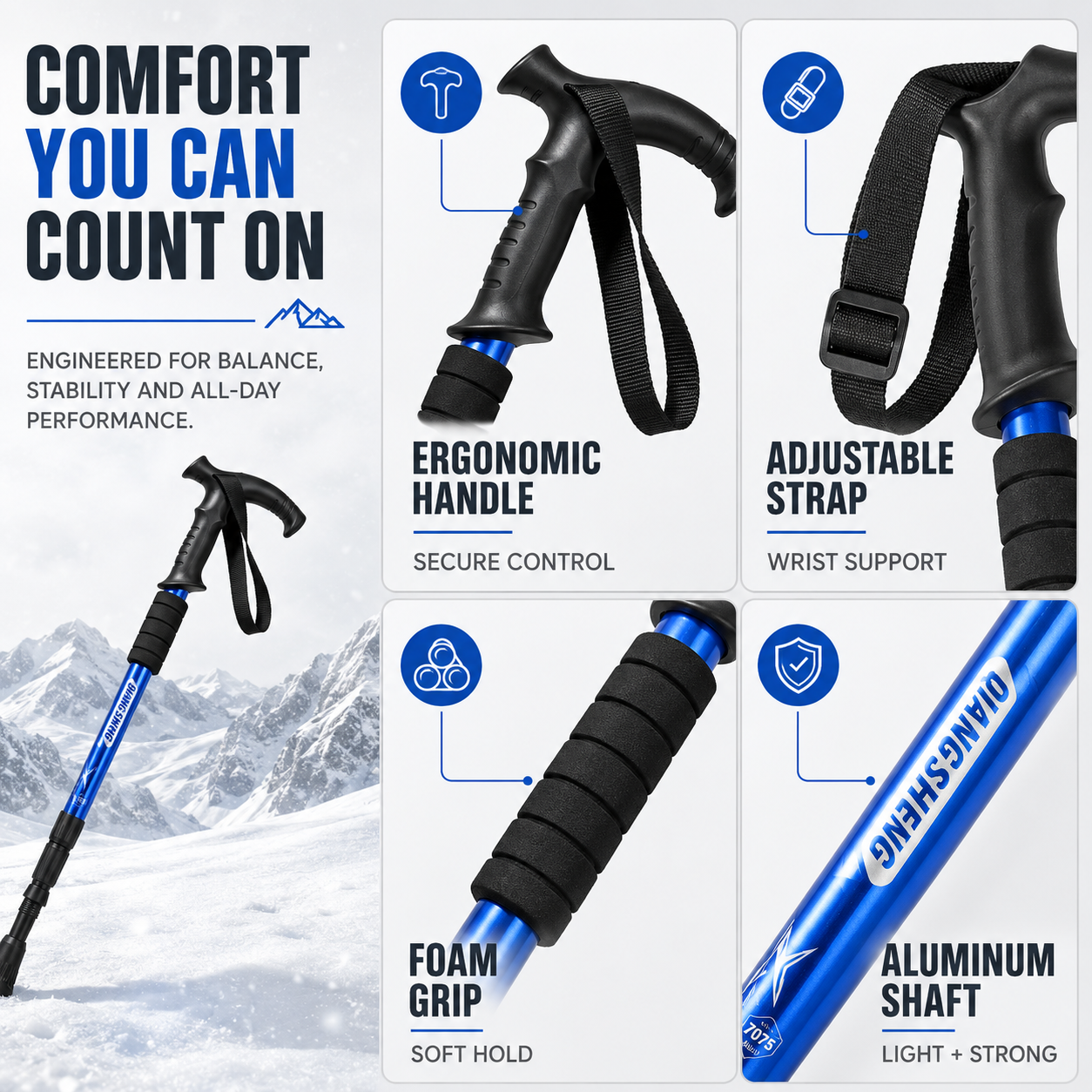 Nordspur | Trailara Foldable Telescopic Trekking Pole