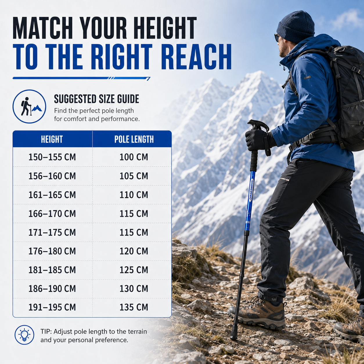 Nordspur | Trailara Foldable Telescopic Trekking Pole
