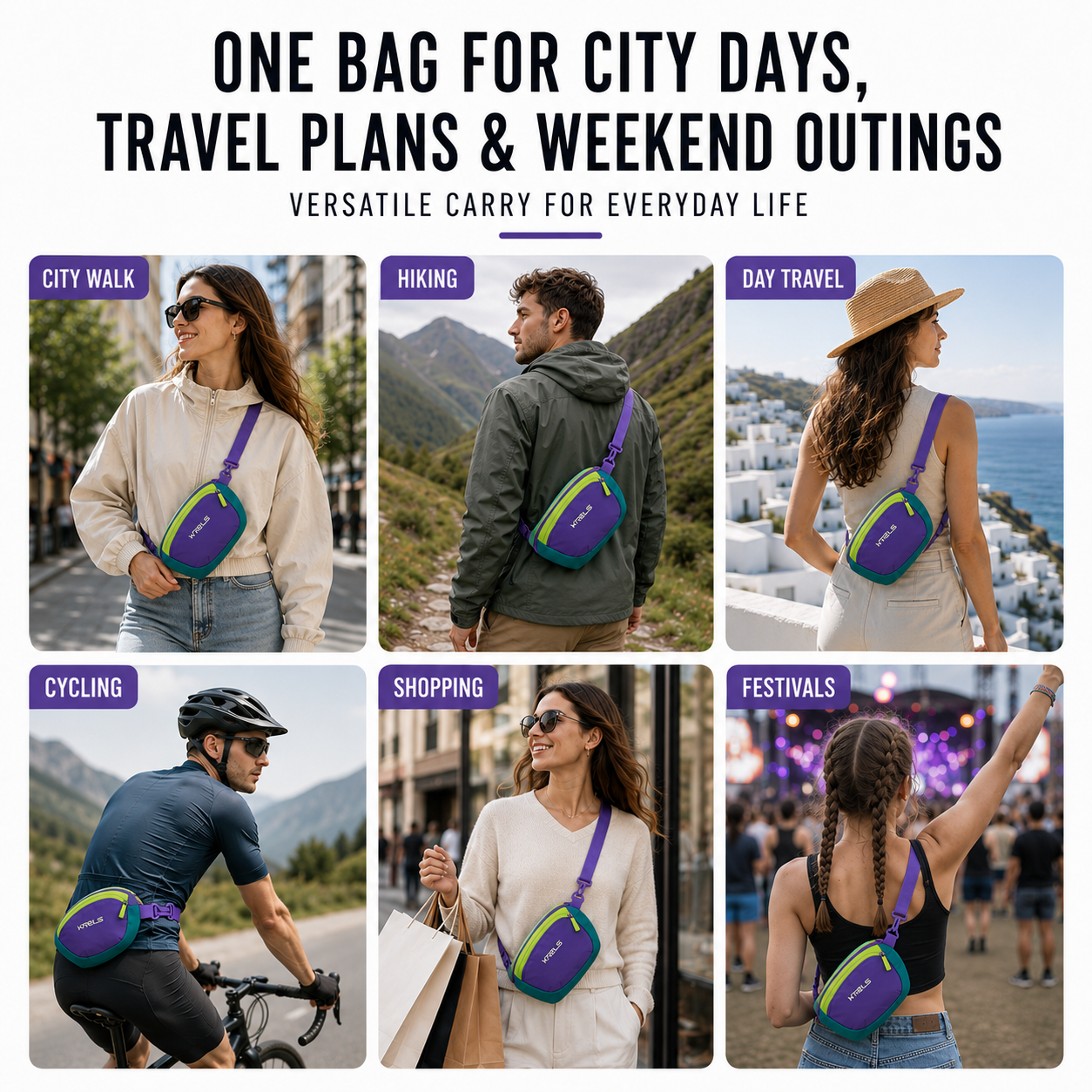 Nordspur | Trailivo Water Repellent Sling Bag