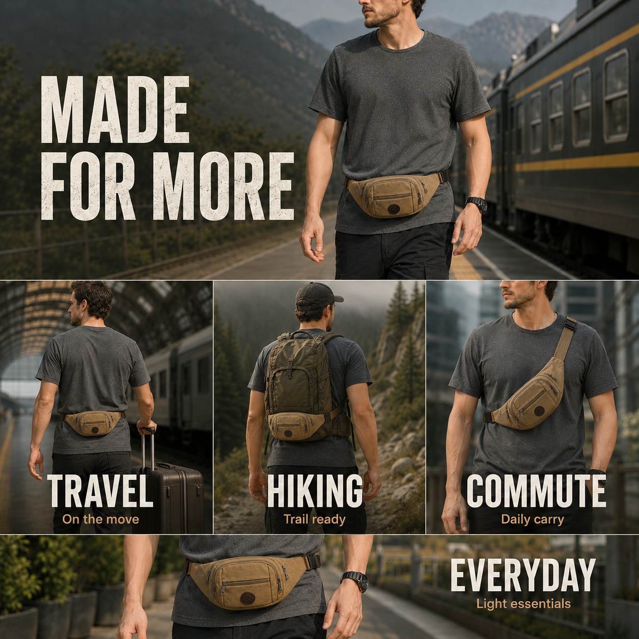 Nordspur | Trailridge Lightweight Canvas Waist Pack