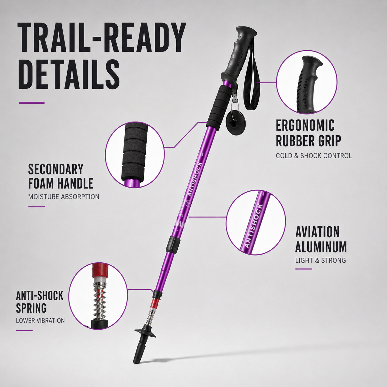 Nordspur | Trailverge Lightweight Collapsible Trekking Pole