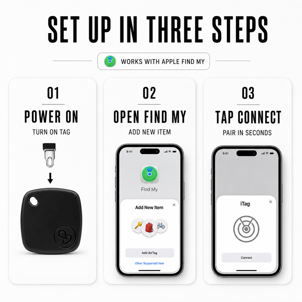 Nordspur | Traklit Compact Bluetooth Item Tracking Tag