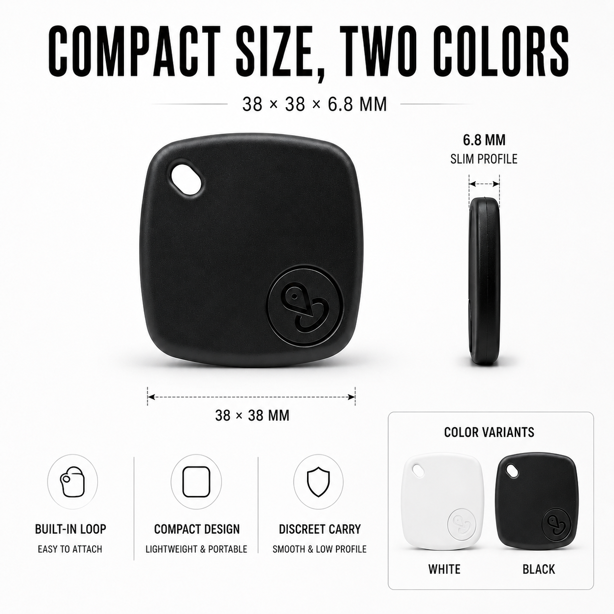 Nordspur | Traklit Compact Bluetooth Item Tracking Tag