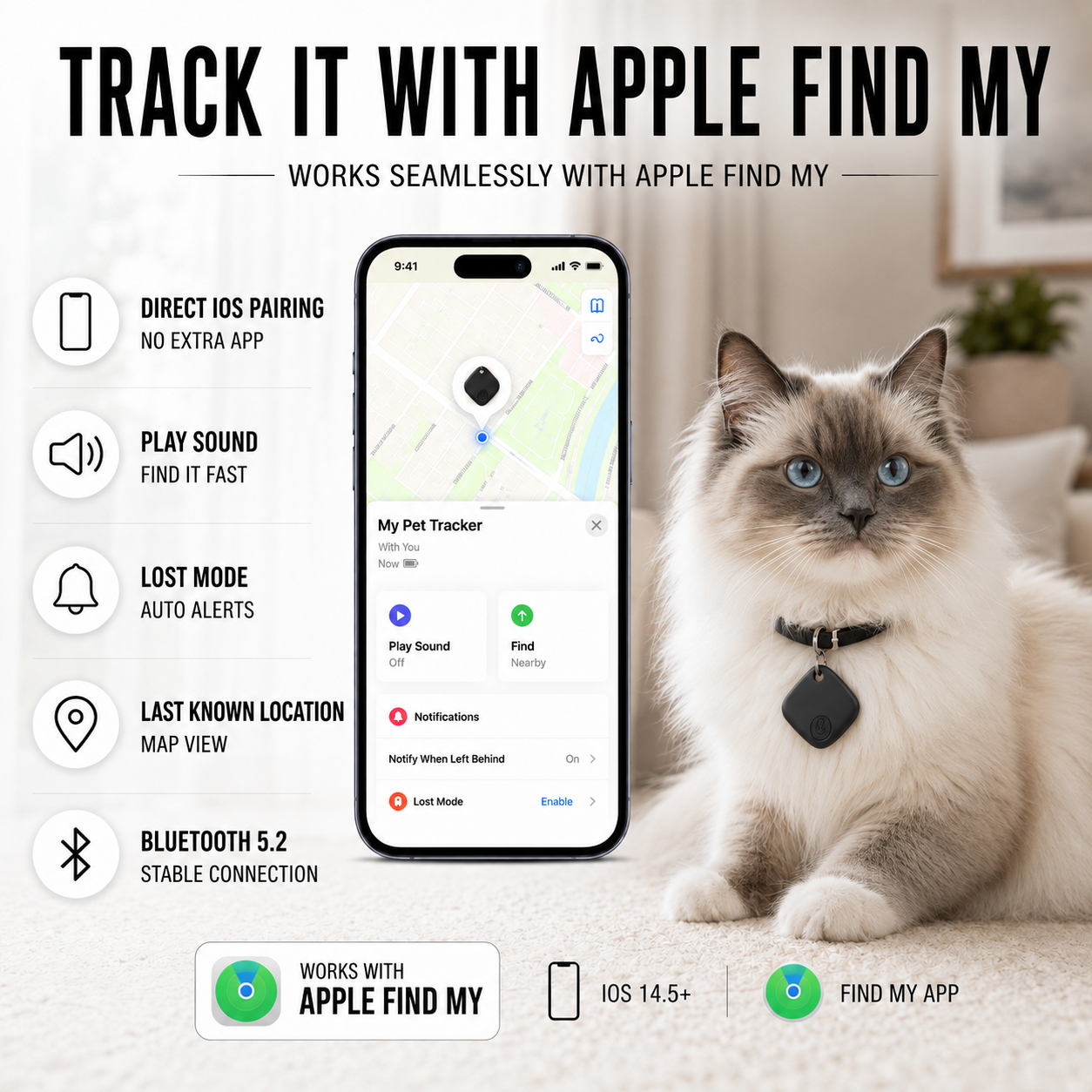 Nordspur | Traklit Compact Bluetooth Item Tracking Tag