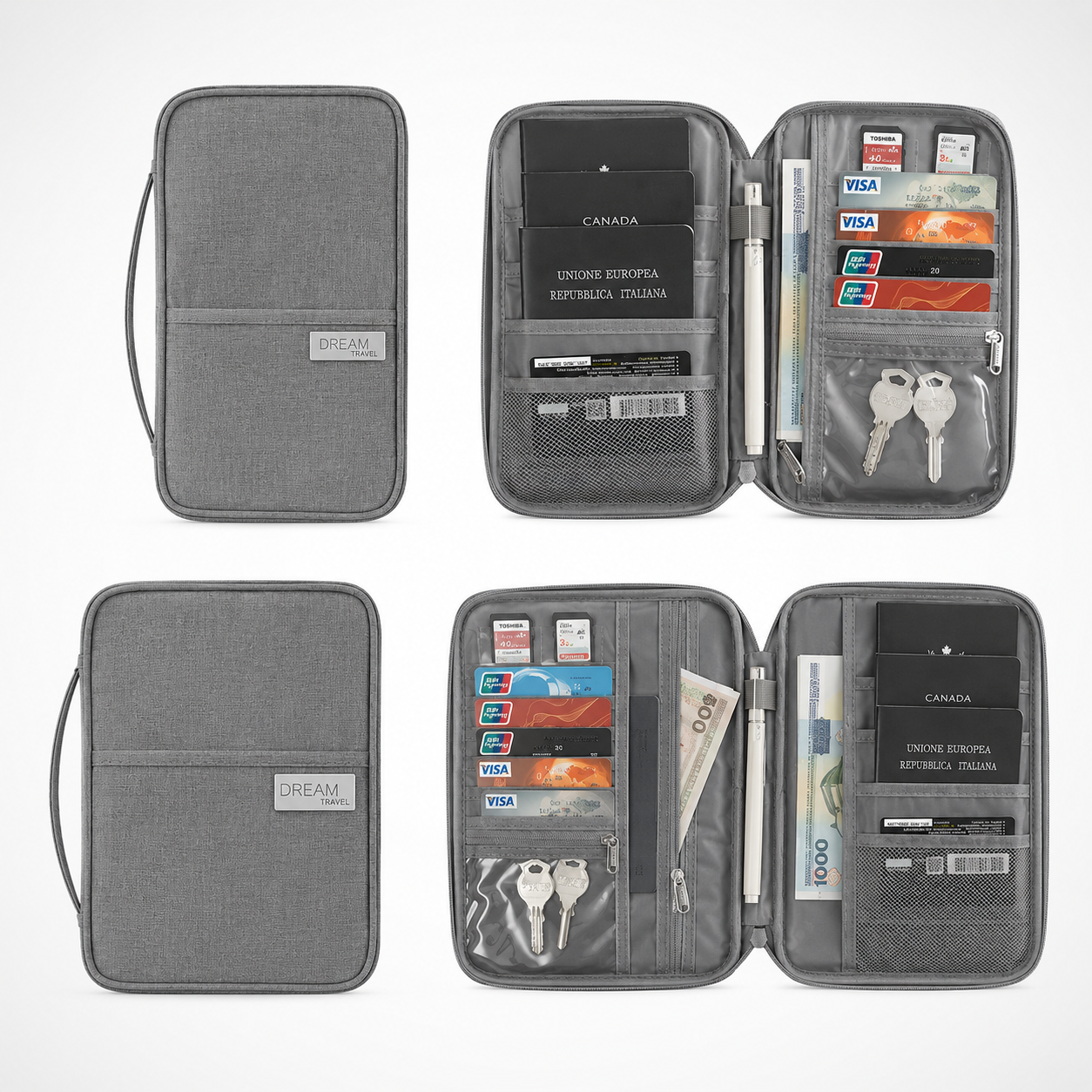 Nordspur | Travelyra Zip Around Passport Organizer