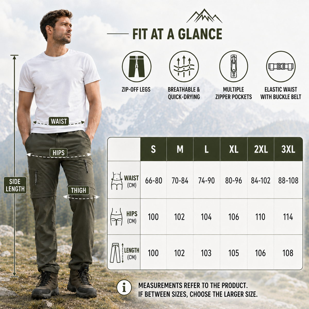 Nordspur | Traxlite Detachable-Leg Tactical Hiking Trousers