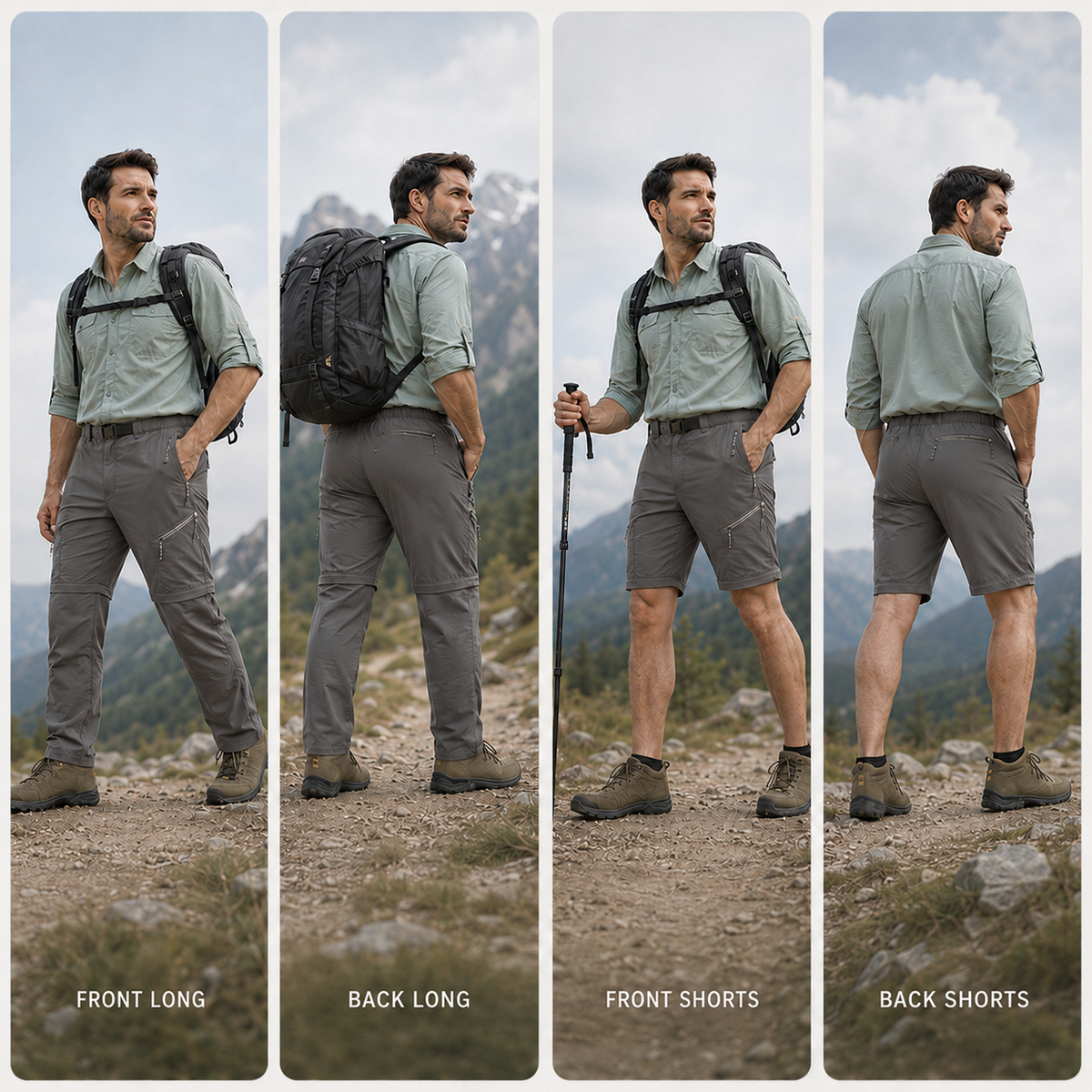 Nordspur | Traxlite Detachable-Leg Tactical Hiking Trousers