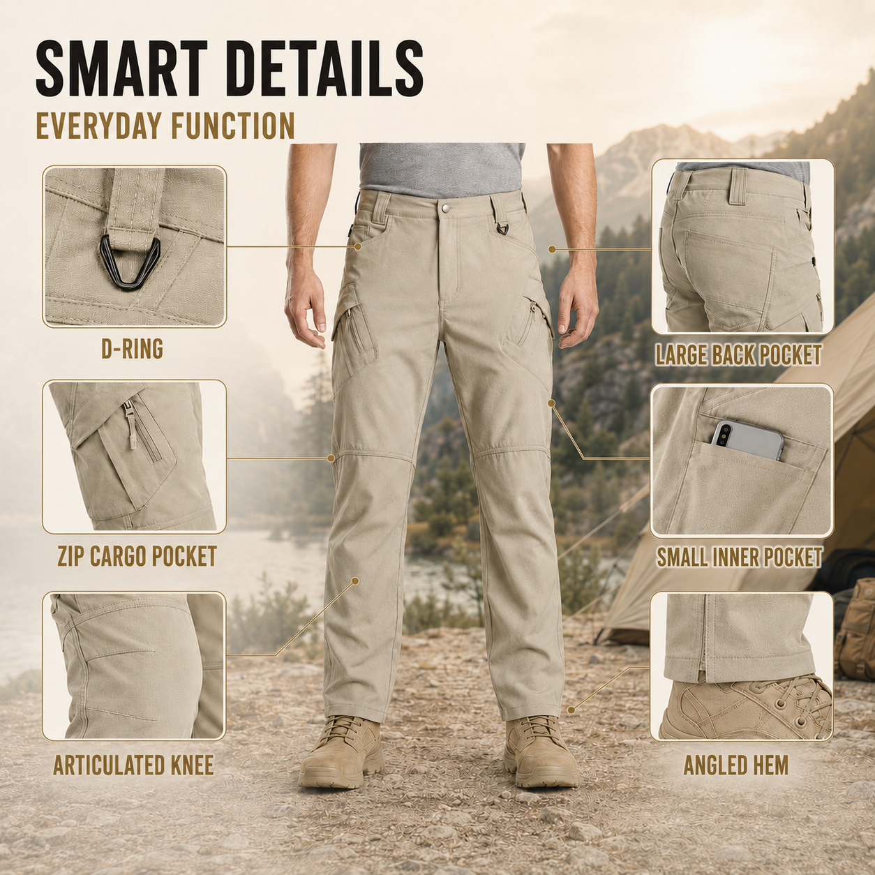 Nordspur | Traxlon Multi-Pocket Tactical Outdoor Trousers
