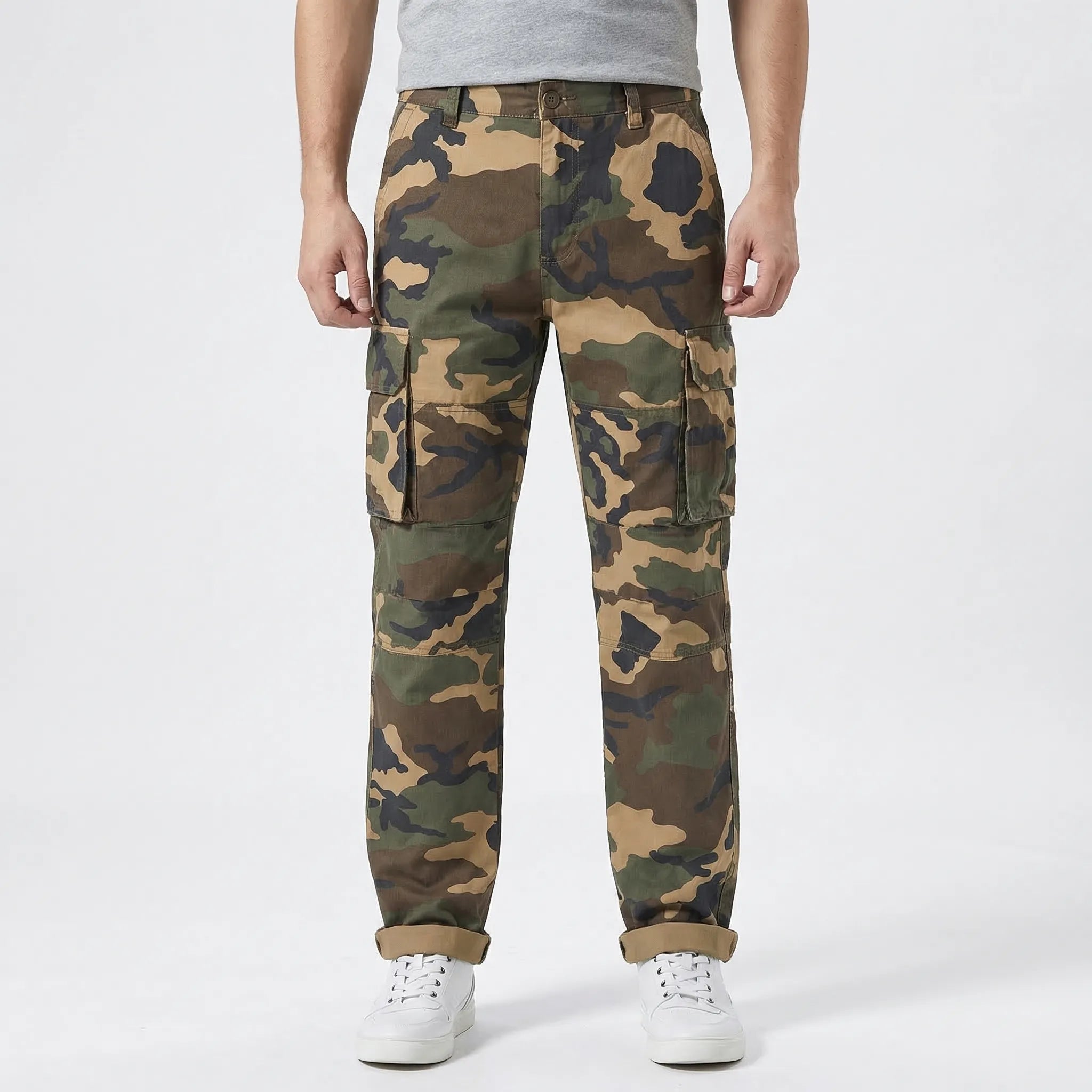 Nordspur | Traxxon Multi-Pocket Straight Leg Cargo Trousers