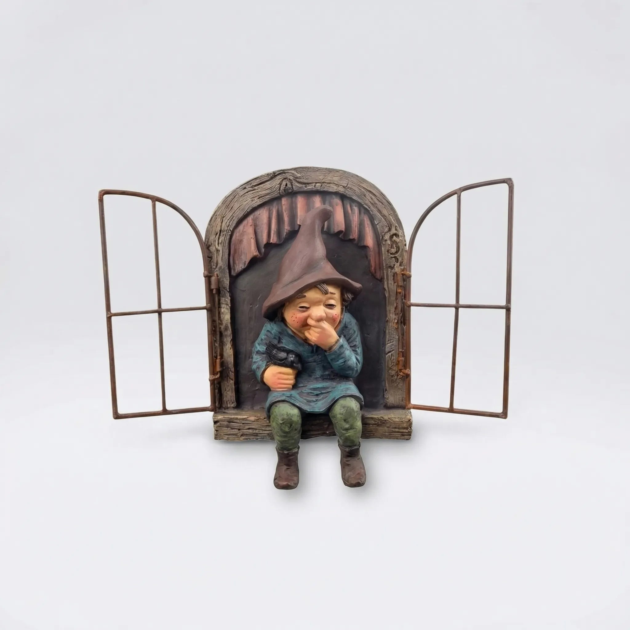 Nordspur | Treewhim Whimsical Elf Hugging Tree Statue