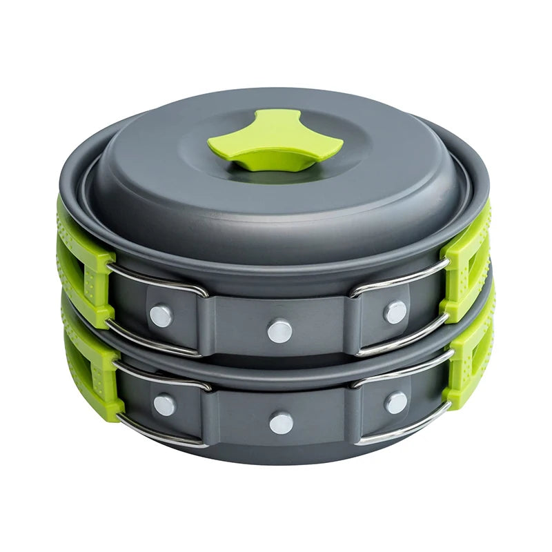 Nordspur | TrekBite Collapsible Non-Stick Camping Cookware Set