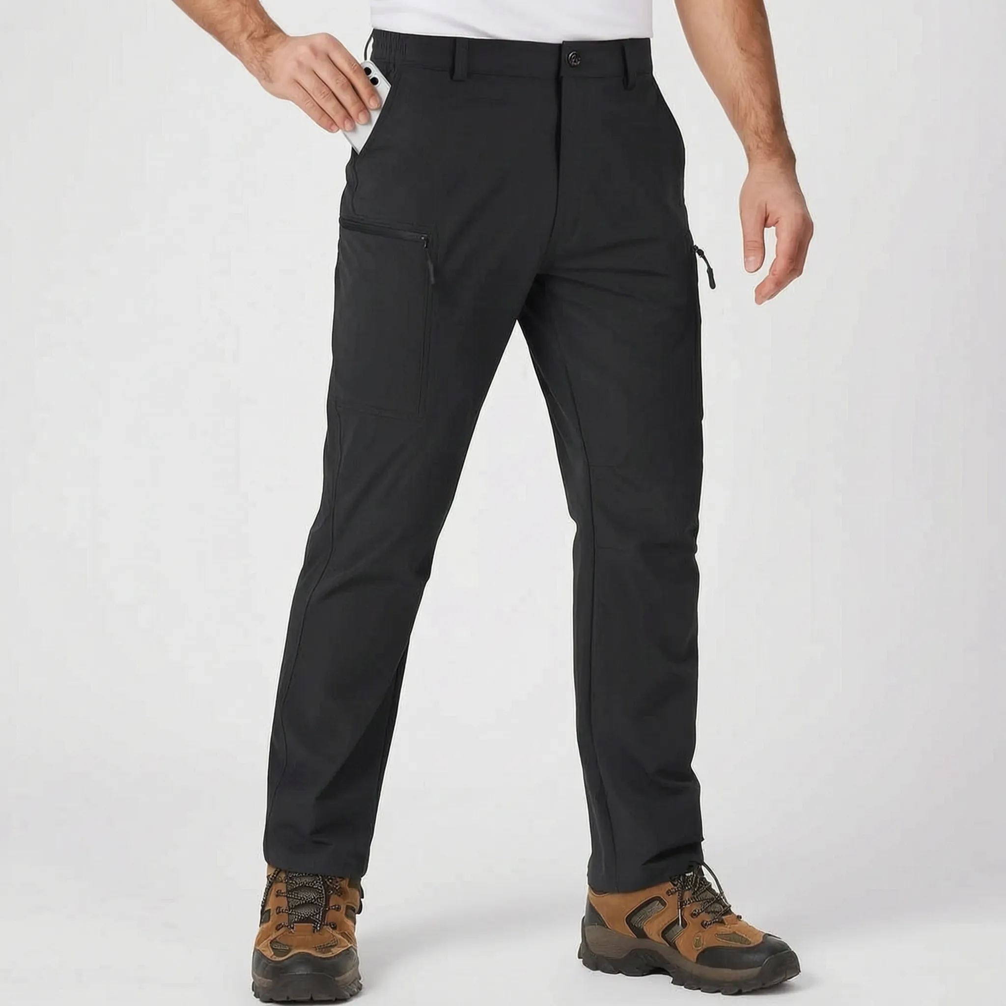 Nordspur | TrekFit Men's Lightweight Hiking Cargo Trousers