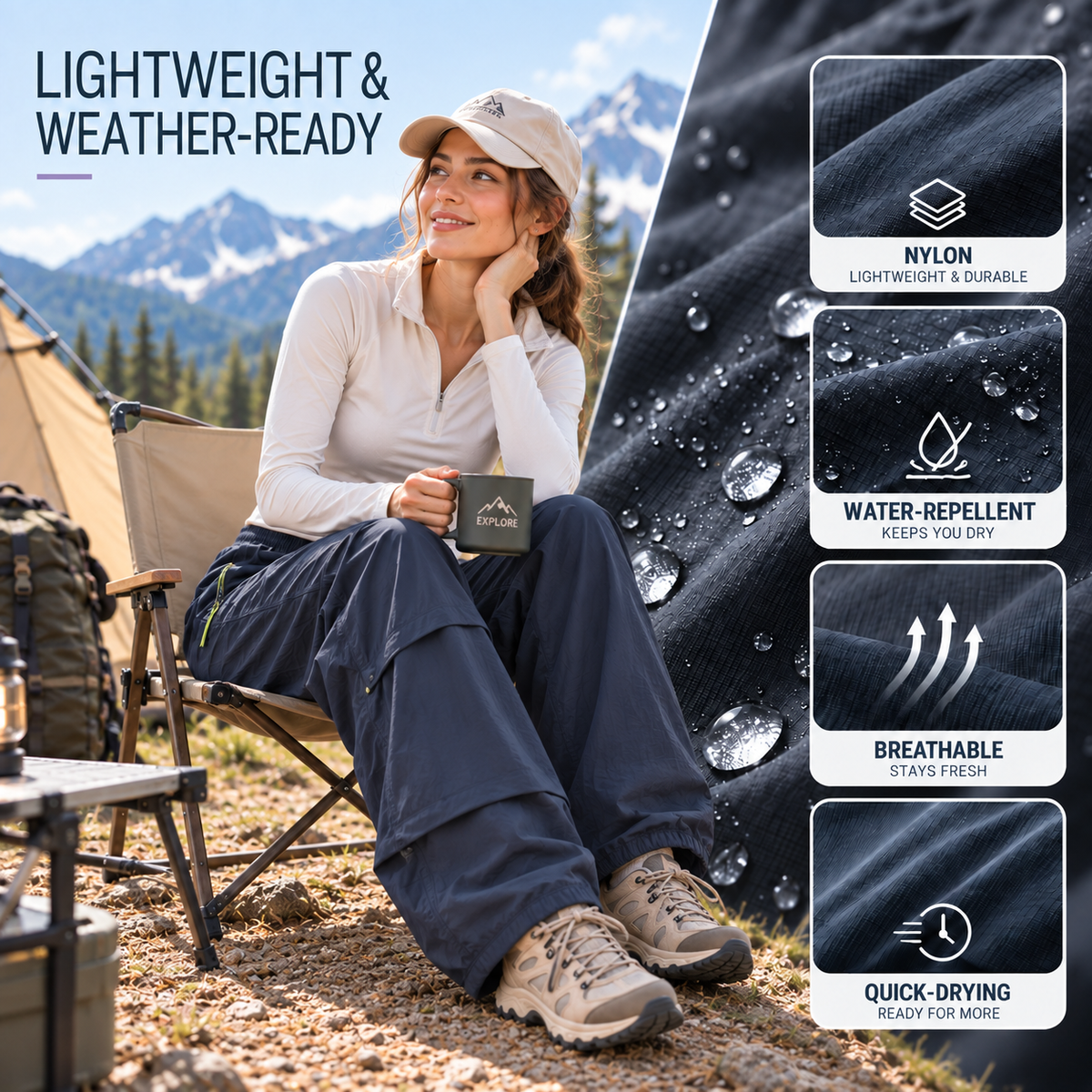 Nordspur | TrekPants Loose Fit Hiking Trousers