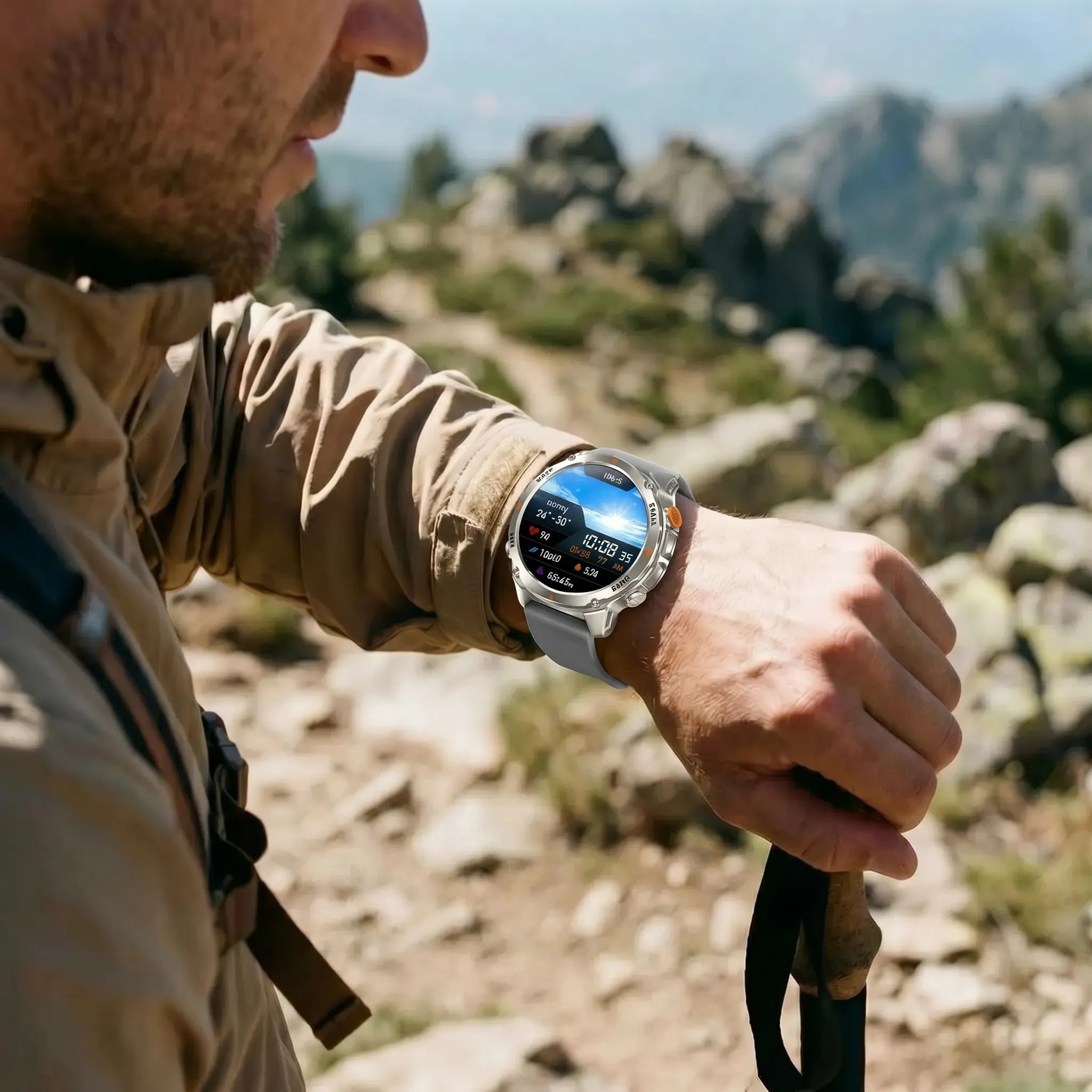 Nordspur | TrekPulse Rugged Outdoor Smartwatch