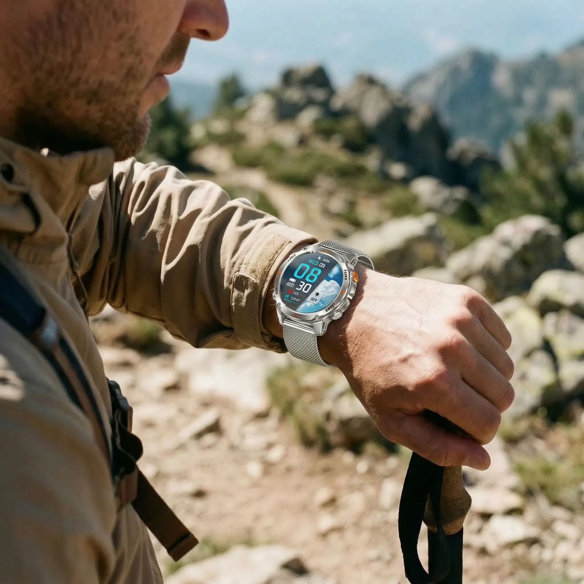 Nordspur | TrekPulse Rugged Outdoor Smartwatch
