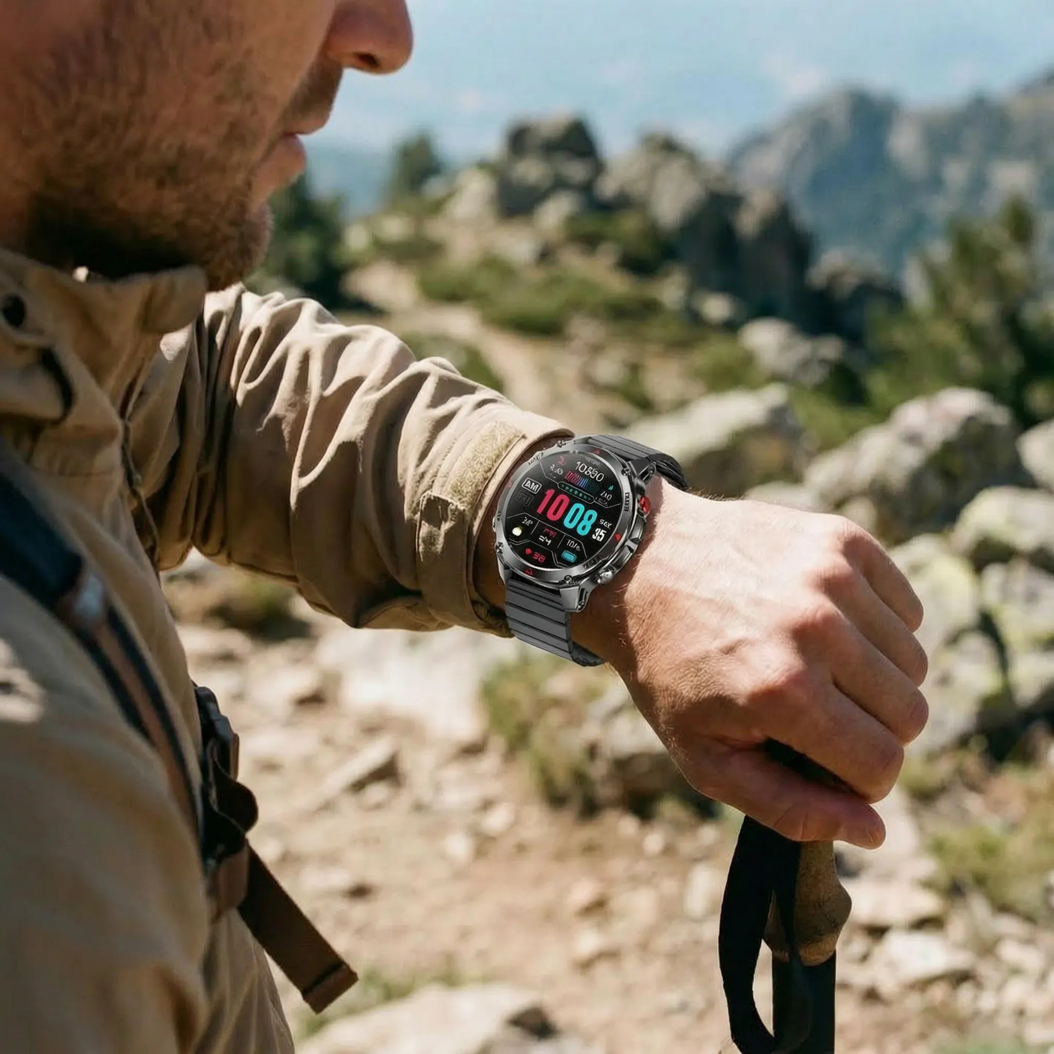 Nordspur | TrekPulse Rugged Outdoor Smartwatch