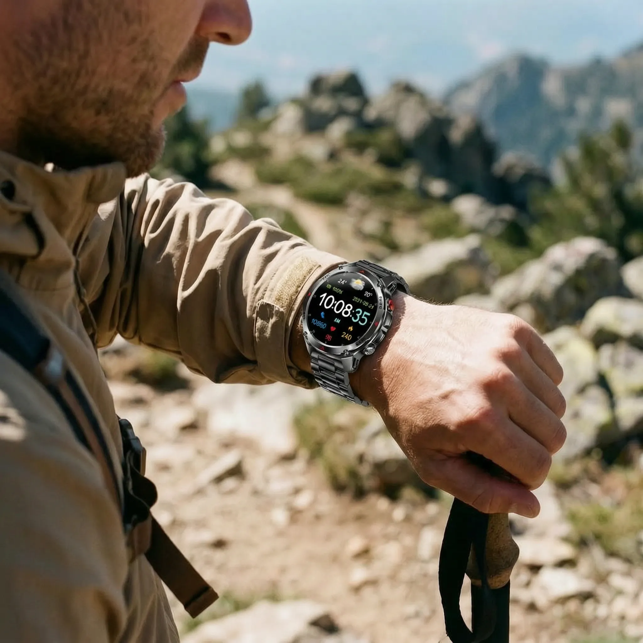 Nordspur | TrekPulse Rugged Outdoor Smartwatch