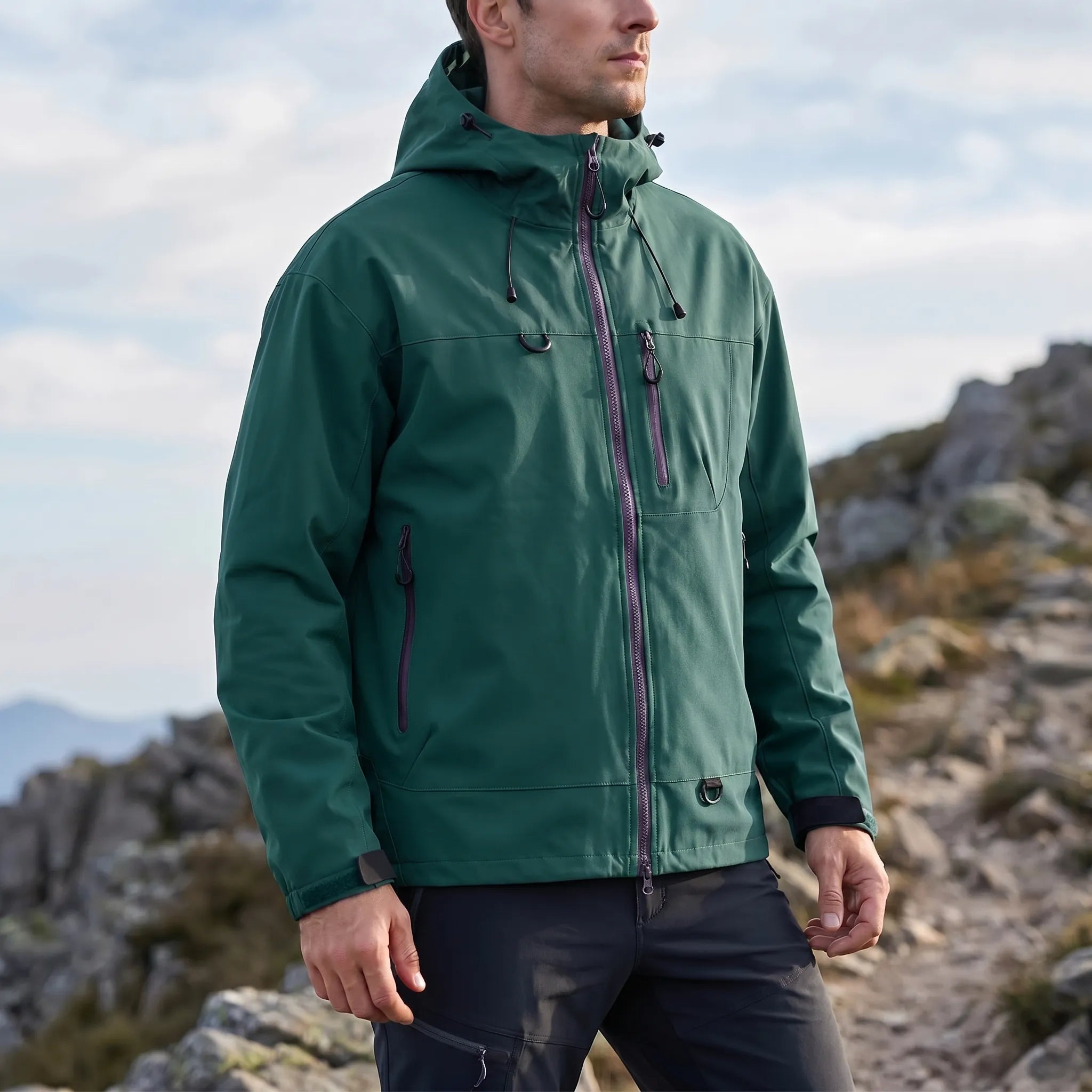 Nordspur | TrekVibe Hooded Windbreaker Jacket