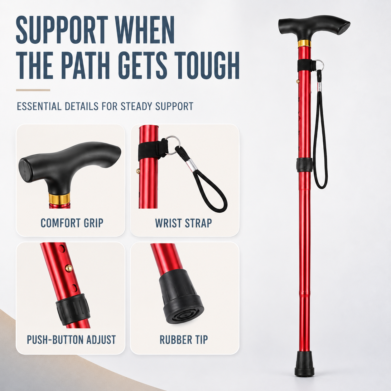 Nordspur | Treklinx Five Section Folding Trekking Pole