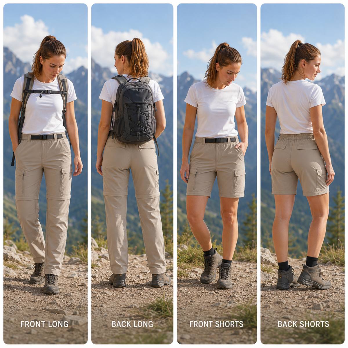 Nordspur | Treklite Convertible Zip-Off Cargo Hiking Trousers