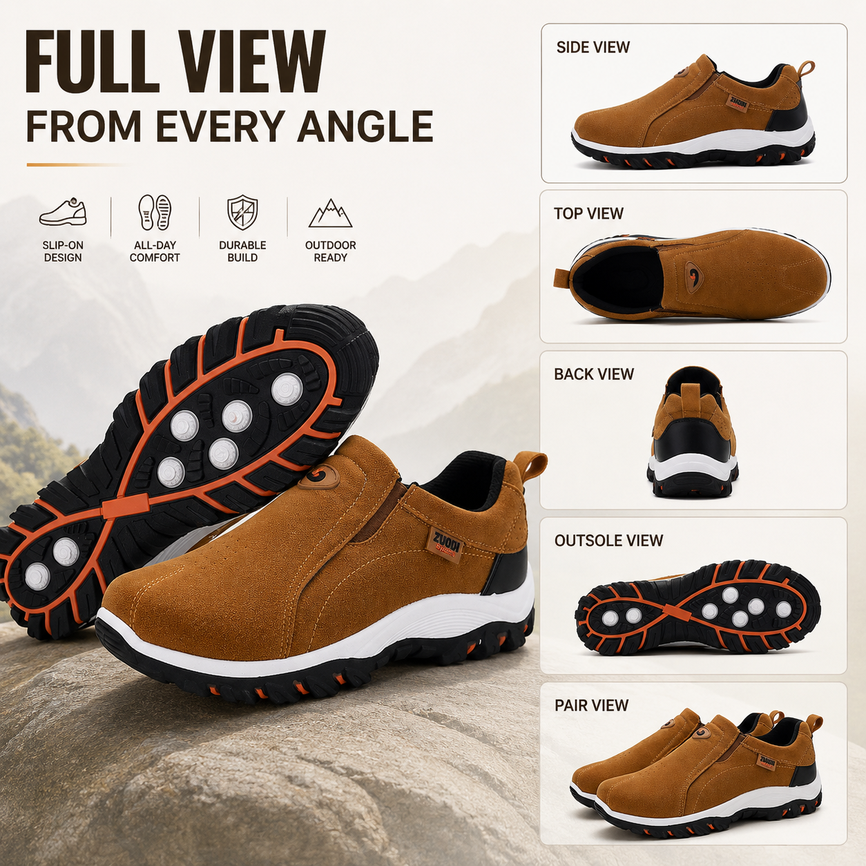 Nordspur | Treklow Slip-On Casual Outdoor Shoe