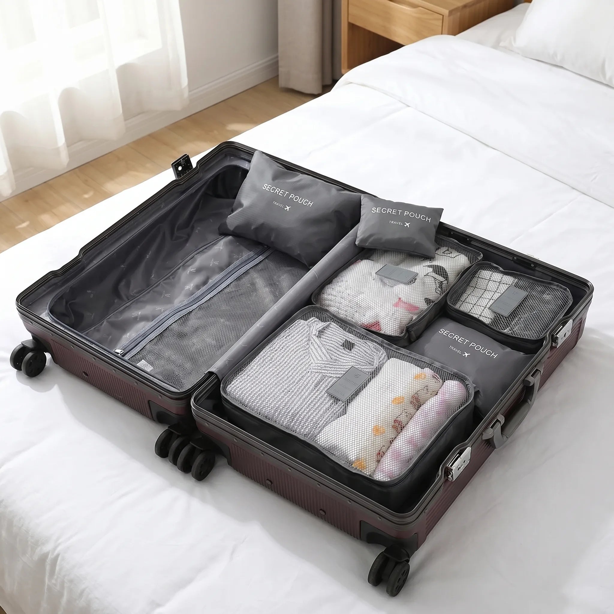 Nordspur | Trekora 6 piece Luggage Organiser Set