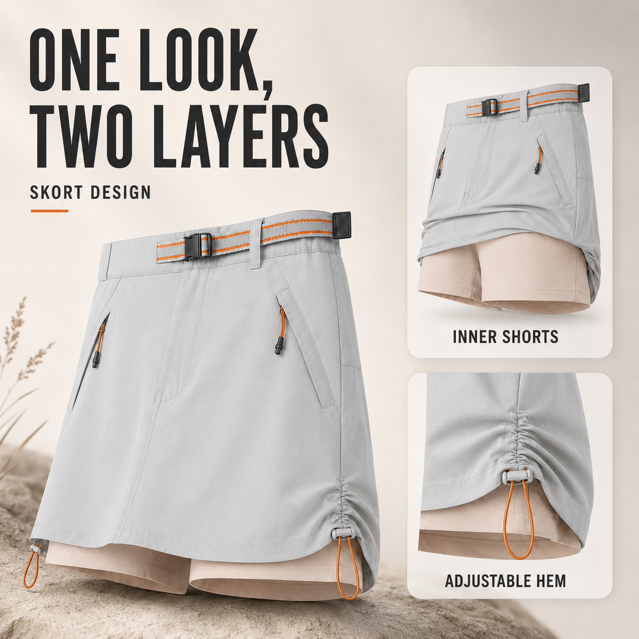 Nordspur | Trekvia Lightweight Stretch Culotte Hiking Shorts