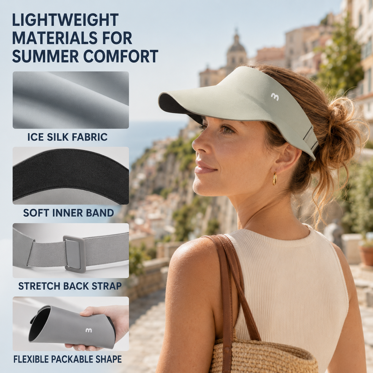 Nordspur | Tressal Wide Brim Open Top Visor