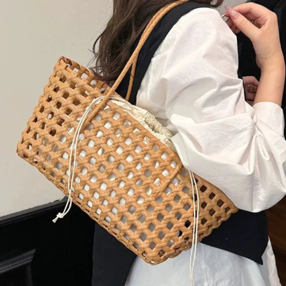 Nordspur | Tressia Casual Open-Weave Summer Tote Bag