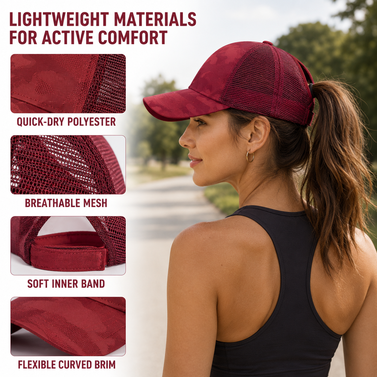 Nordspur | Tresvia Women's Ponytail Baseball Cap