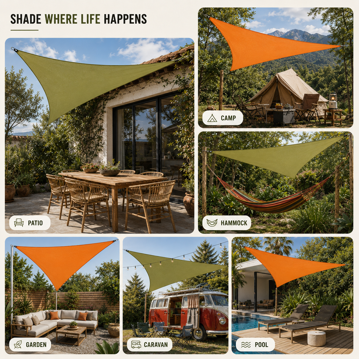 Nordspur | TriShadeo Folding Triangular Shade Sail